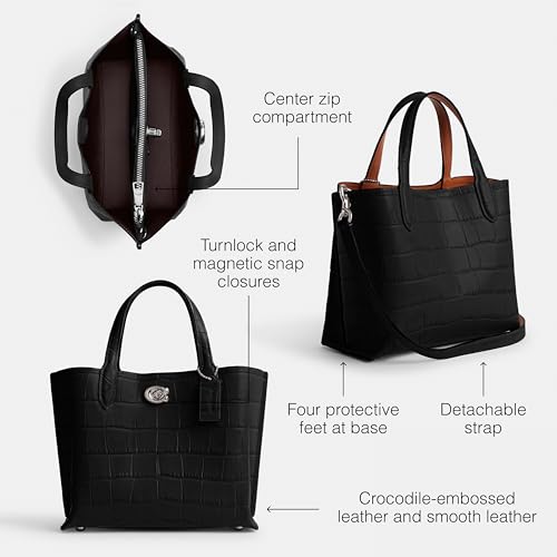 Embossed Croc Tote 24 L475