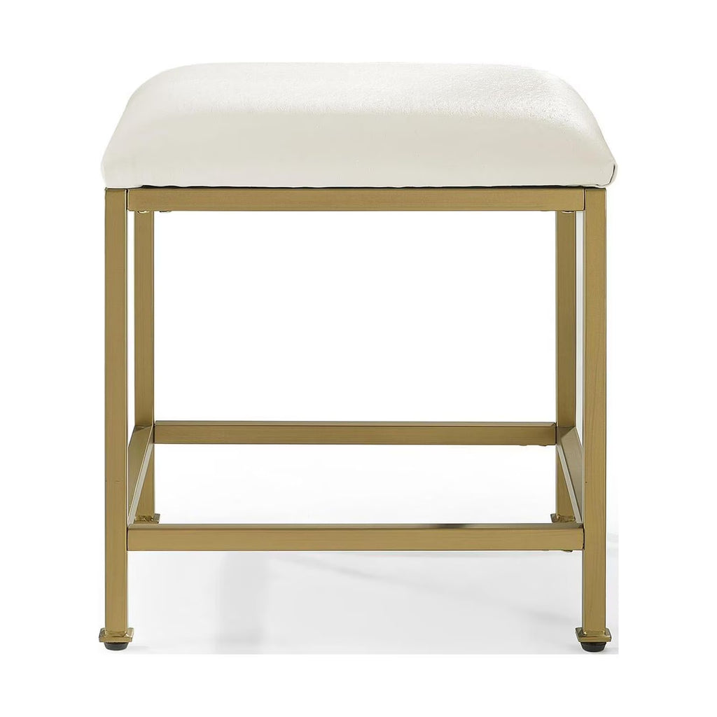 Soft Gold Vanity Stool Q9498