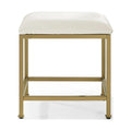 Soft Gold Vanity Stool Q9498