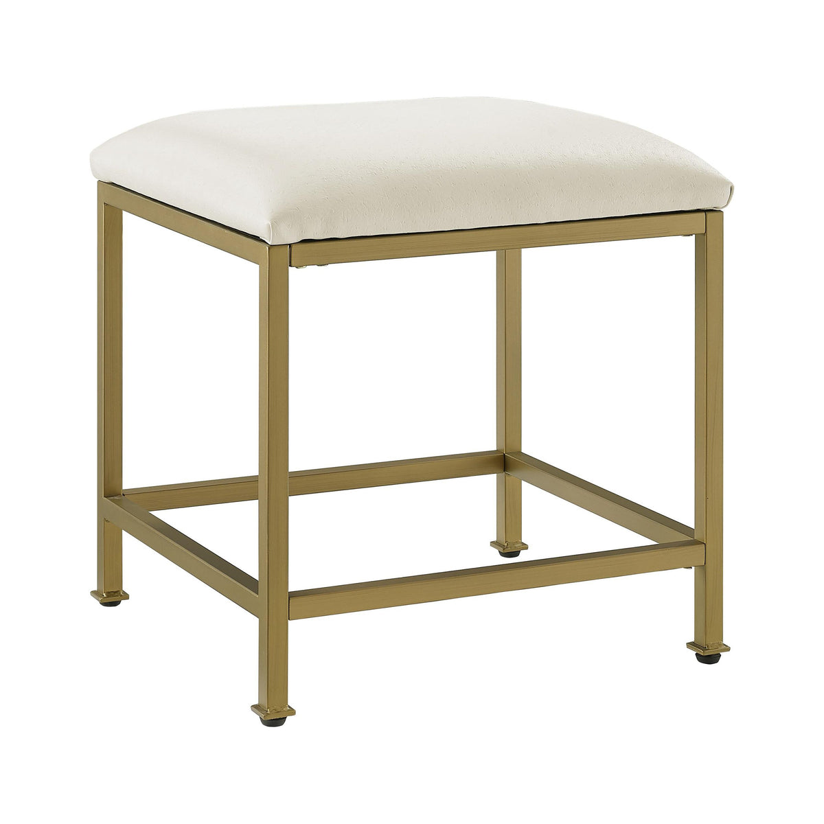 Soft Gold Vanity Stool Q9498