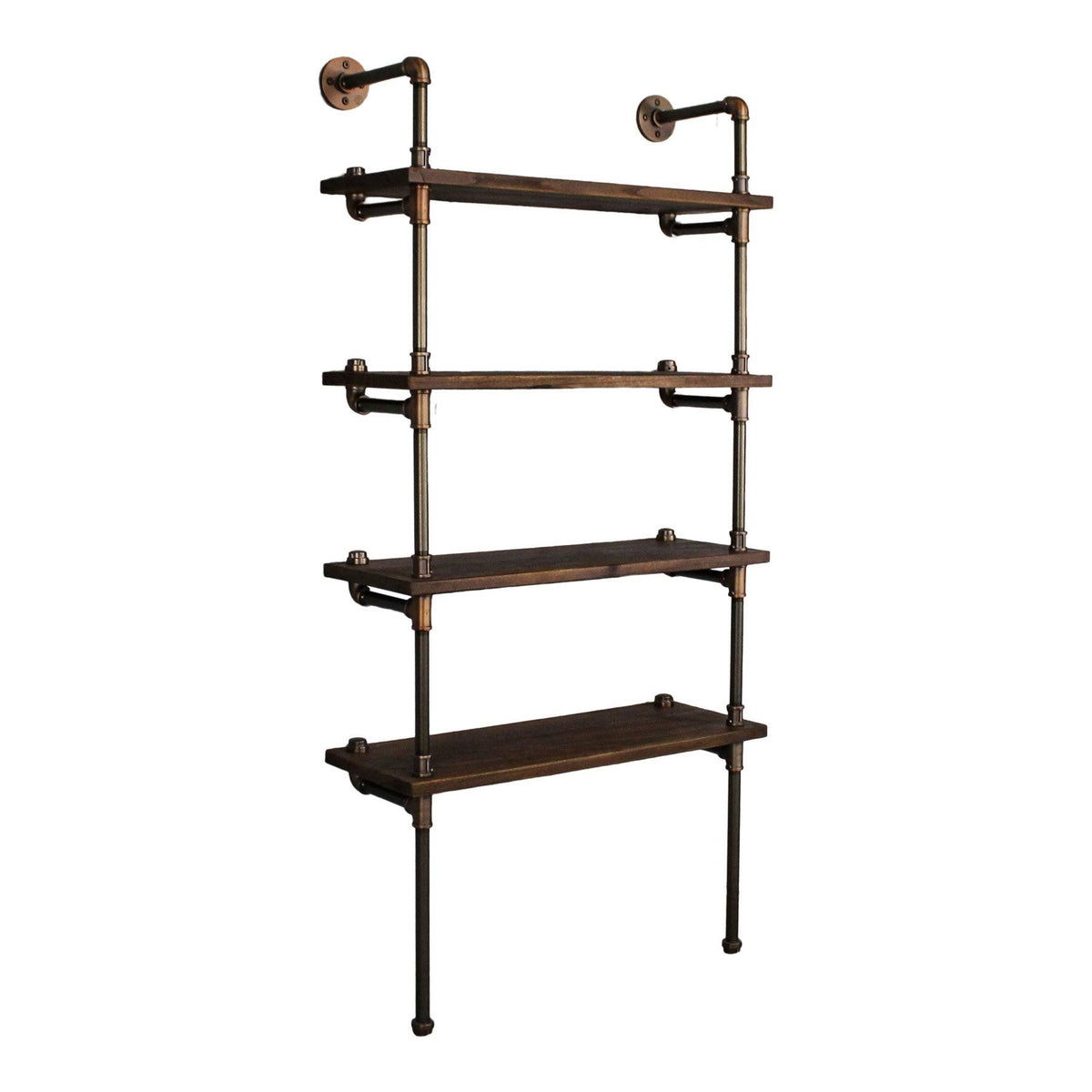 Rustic Bronze Etagere Bookcase Display Y8413