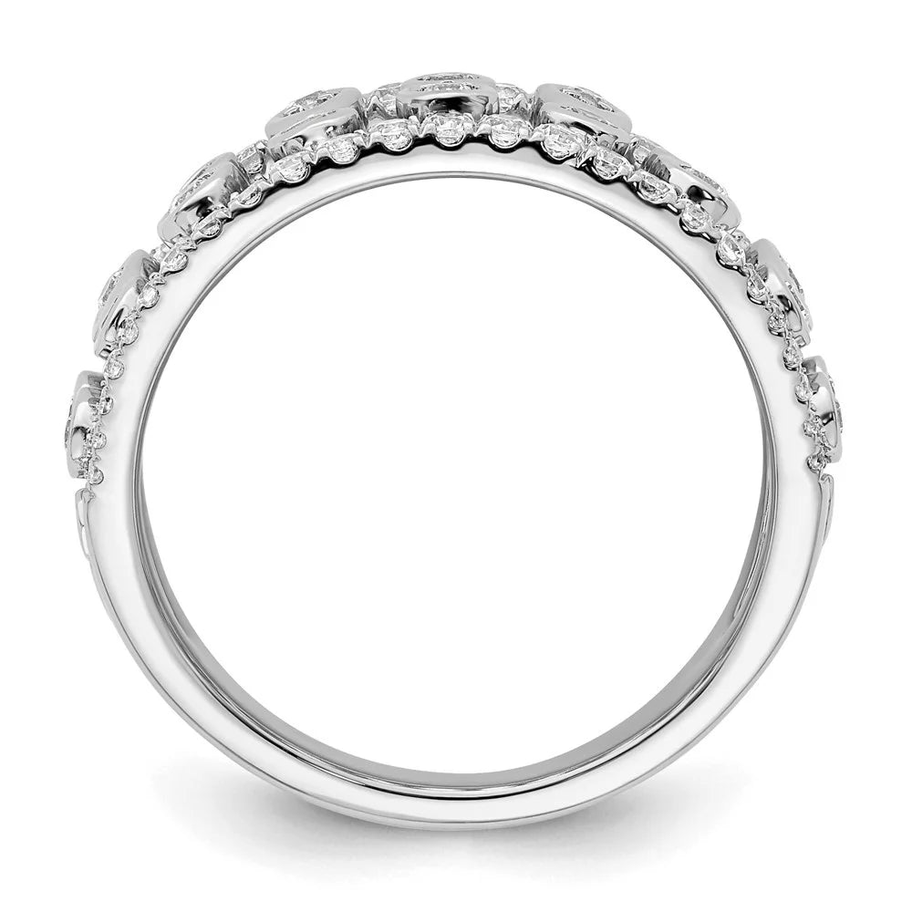 14k White Gold Lab Grown Diamond Ring N1847
