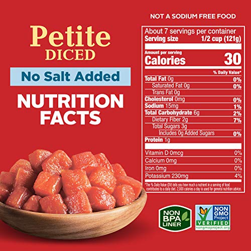 14.5 oz 12 Pack Petite Diced Tomatoes H7859