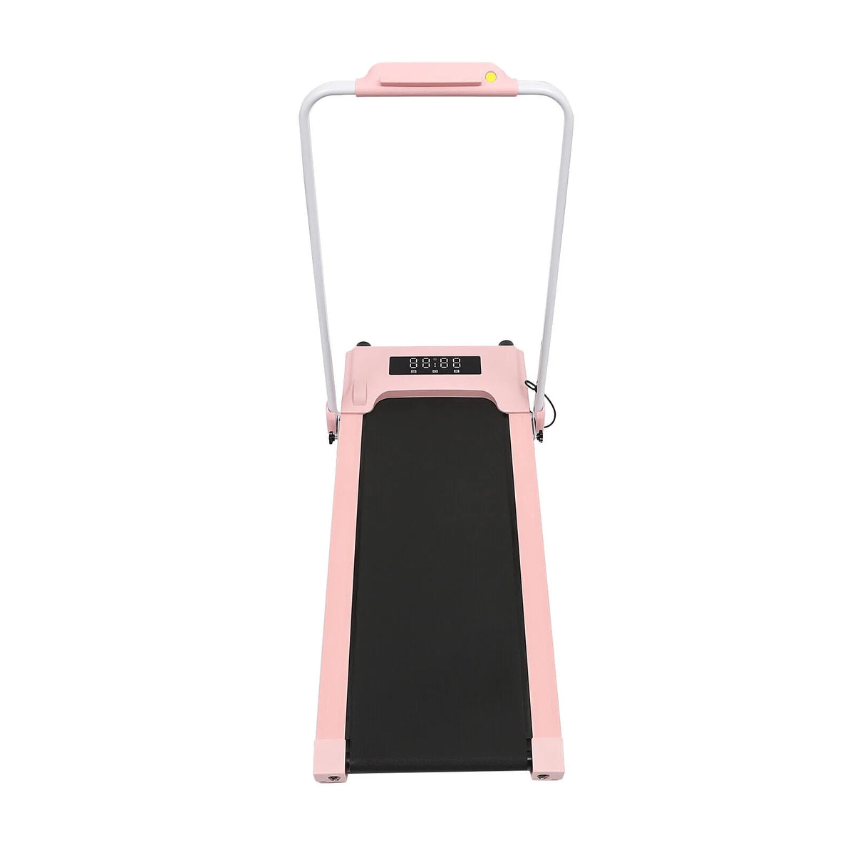 Folding Compact Treadmill 220 lbs Capacity Pink/Black V181