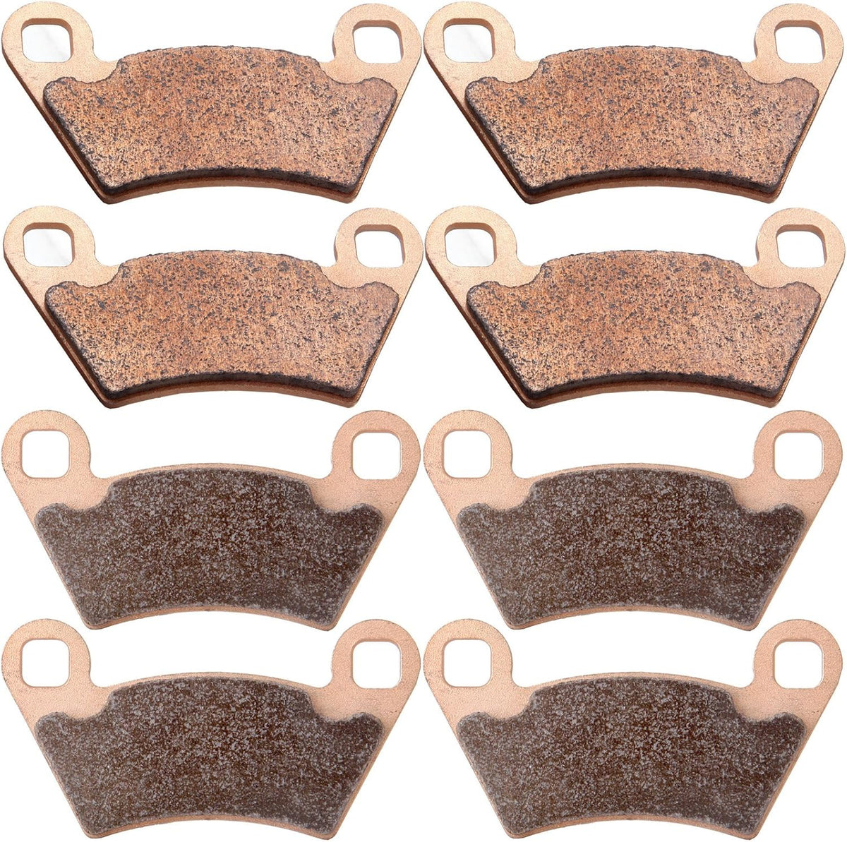 Brake Pads Front and Rear Sintered Replacement Kits Pack of 2 G10095