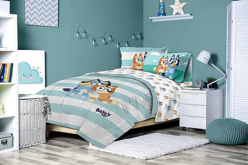 5 Piece Twin Microfiber Bed Set S876