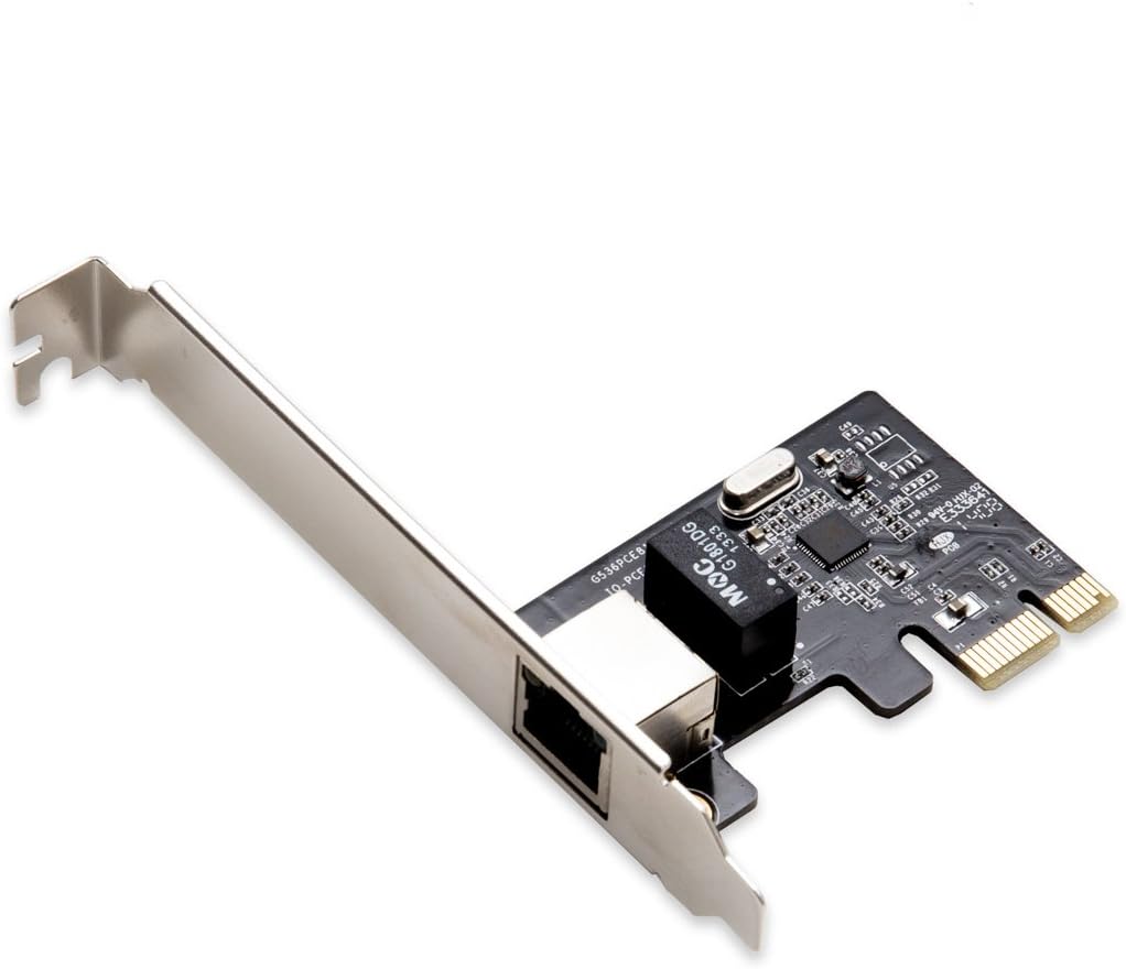 2 Port Gigabit Ethernet PCI-e x1 Network Interface Card Pack of 2 L572167