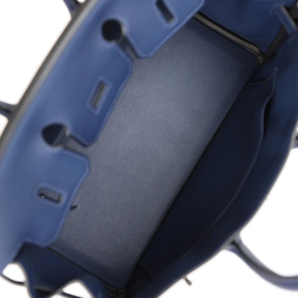 Bleu Navy Swift Palladium Hardware Bag F482550