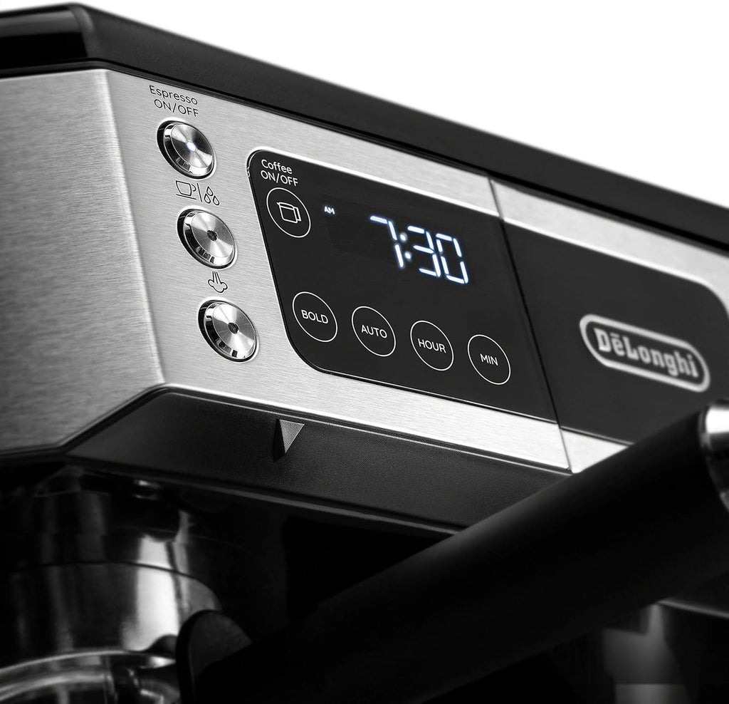 10-Cup Combination Coffee Maker & Espresso Machine with Milk Frother F516