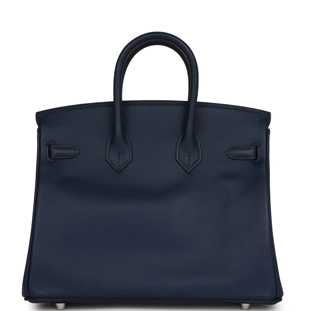 Bleu Navy Swift Palladium Hardware Bag F482550