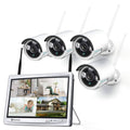 1080p Wireless Security Camera System with 12 inch LCD Monitor T41277