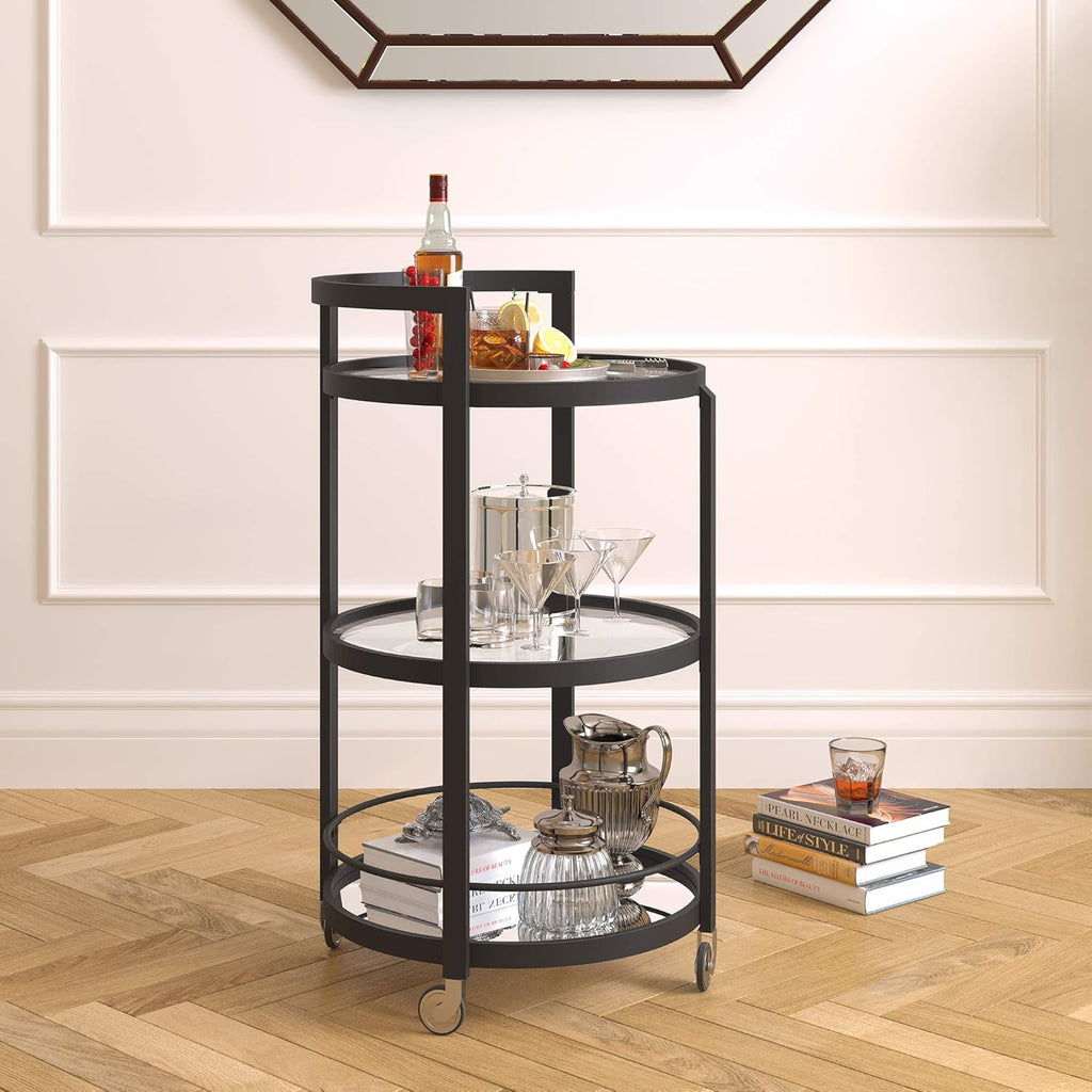 Black Bar Cart S12939