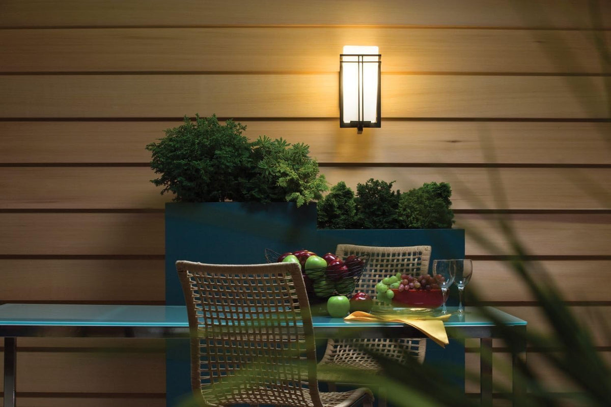1 Light Black Outdoor Wall Light G97072