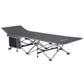 Gray Folding Camping Cot F5399
