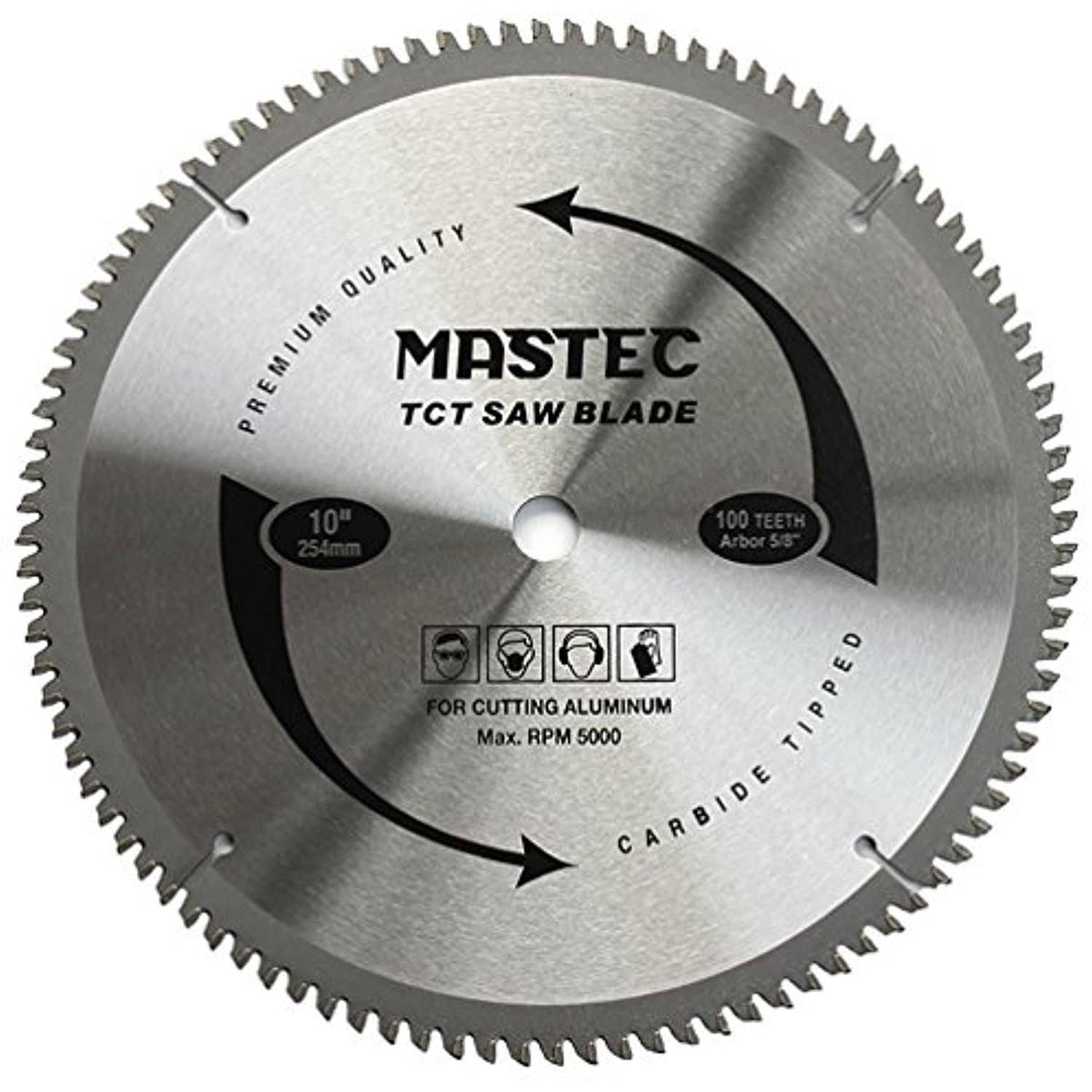 10-Inch 100T Carbide Tooth Saw Blade with 5/8-Inch Arbor R854770