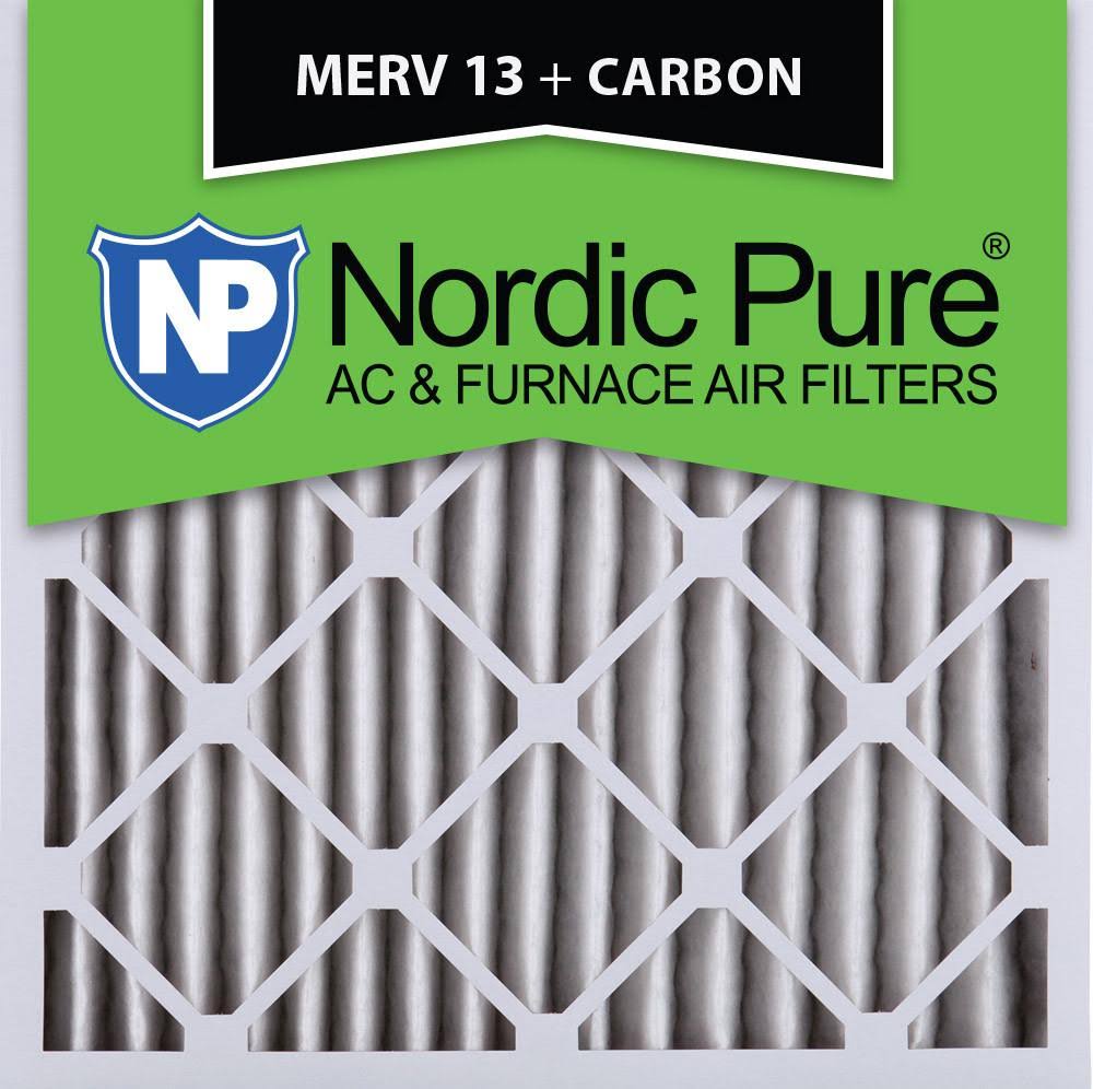 12 Pc Pleated MERV 10 AC Furnace Filters W35800