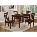 5 Piece Solid Wood Dining Set W7068