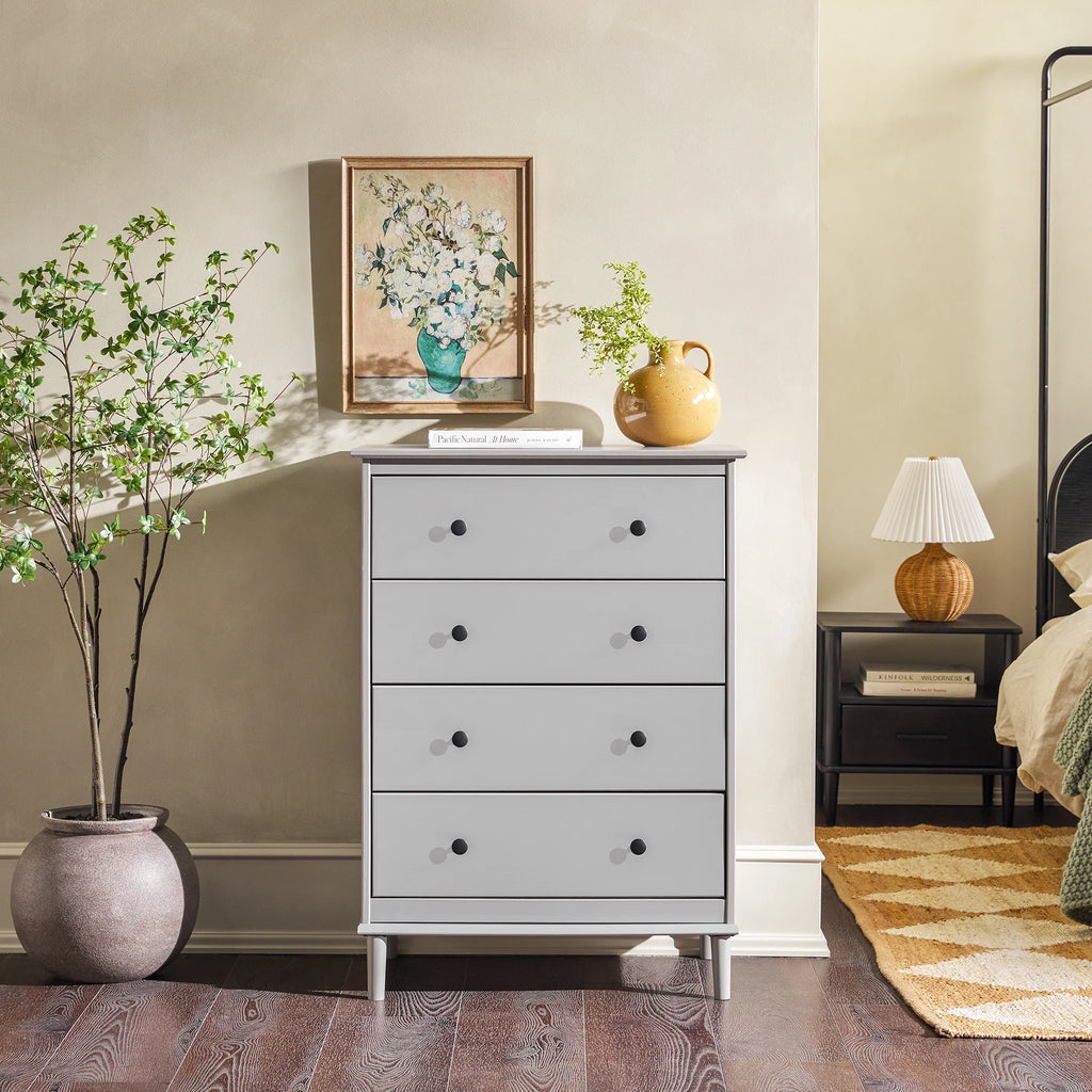 4 Drawer Solid Wood Dresser E683
