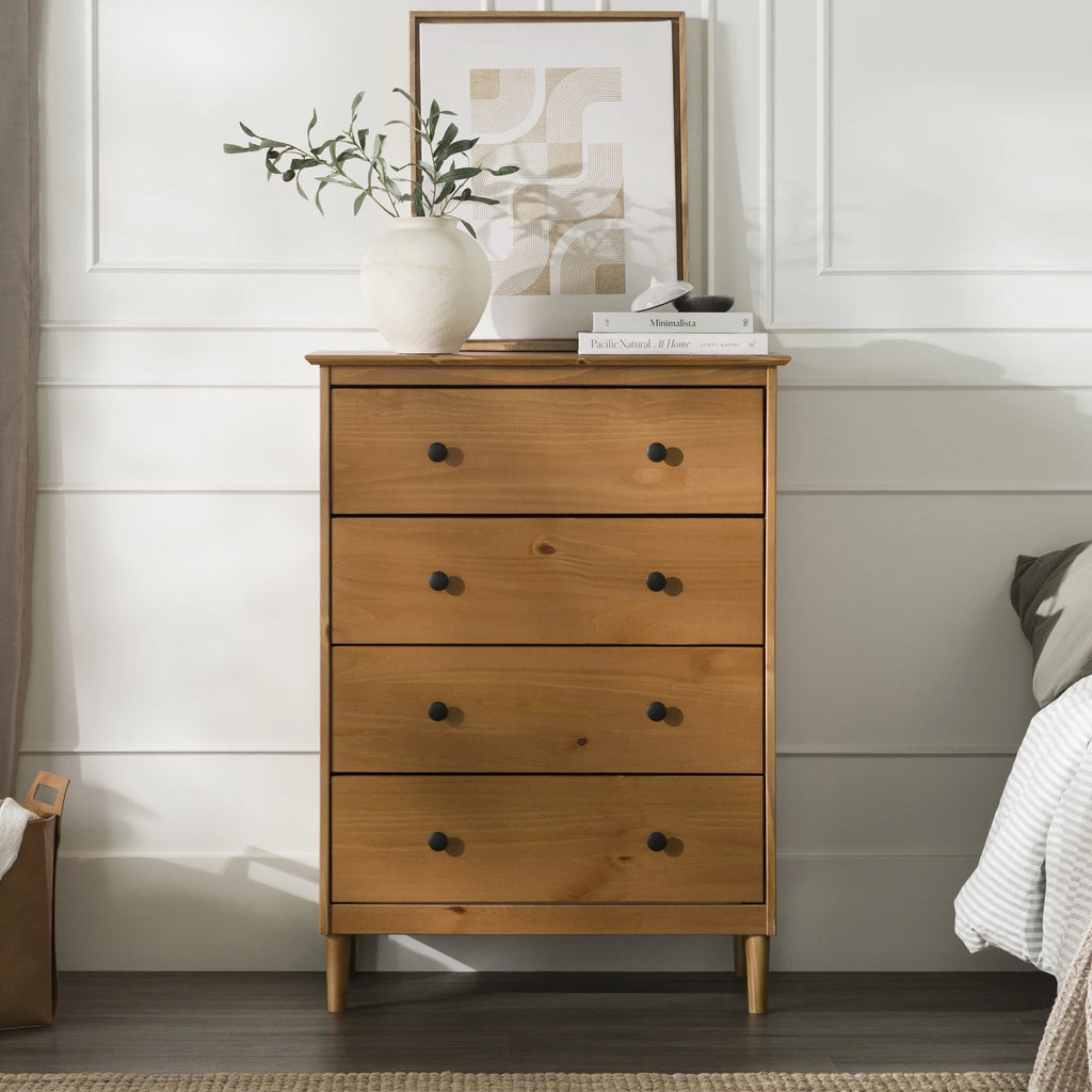 4 Drawer Solid Wood Dresser E683