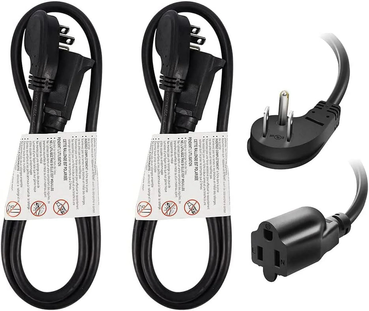 10 Ft 16/3 Flat Plug Indoor Extension Cord L1910