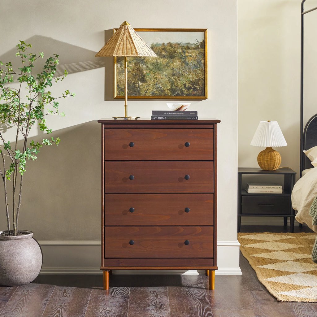 4 Drawer Solid Wood Dresser E683