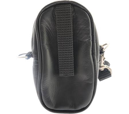 Black Leather Camera Bag V547