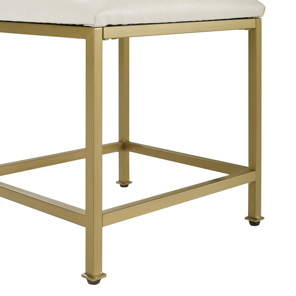 Soft Gold Vanity Stool Q9498