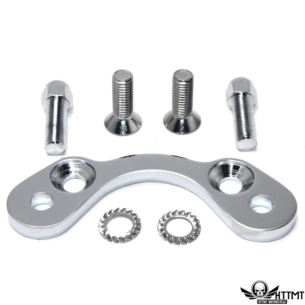 BLACK 24" SPRINGER FRONT END Handlebar Adapter 4" Bar Riser R5140