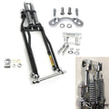 BLACK 24" SPRINGER FRONT END Handlebar Adapter 4" Bar Riser R5140