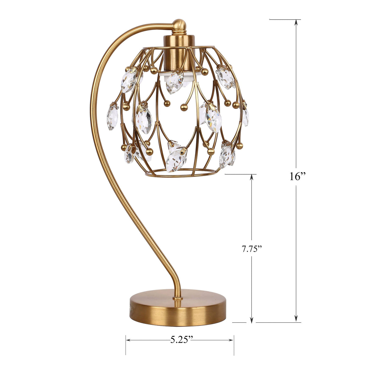 Polished Nickel Task Lamp with Crystalline Metal Shade (2-Pack) R16076
