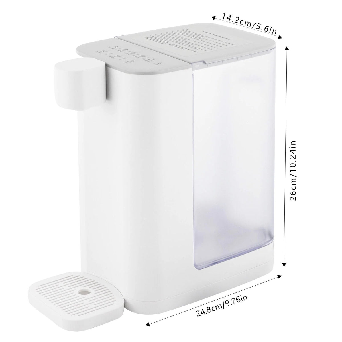 2000W 3L Electric Instant Hot Water Dispenser With Temperature Control F1791
