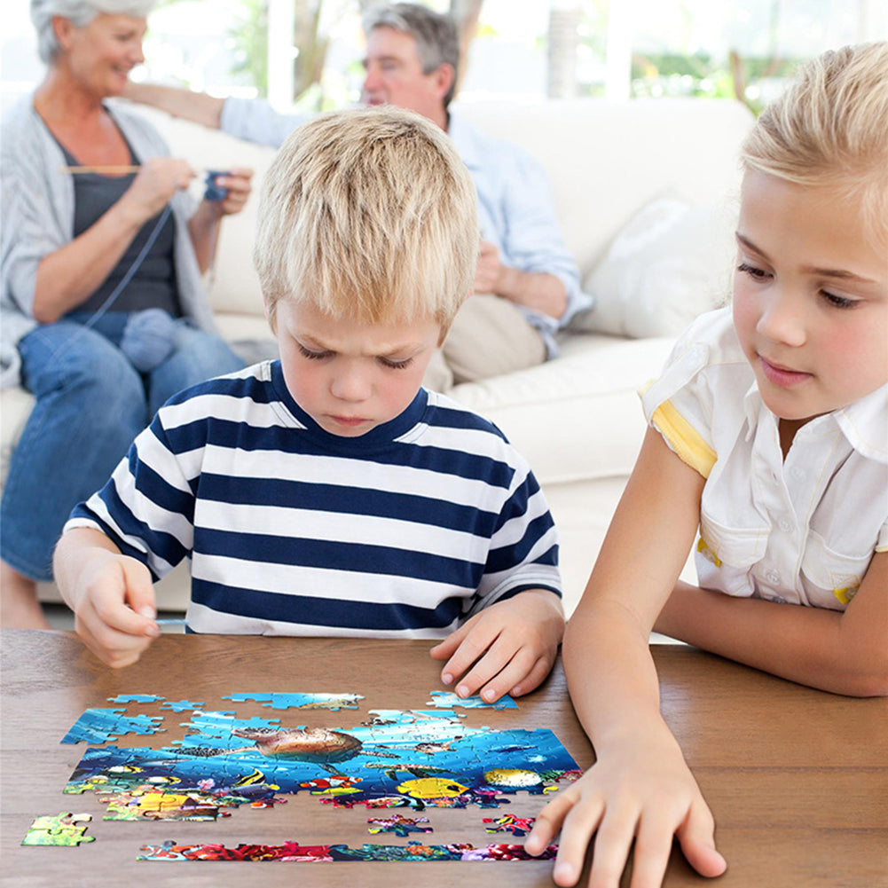 100 Pieces Underwater World Puzzle Educational Toy S274406
