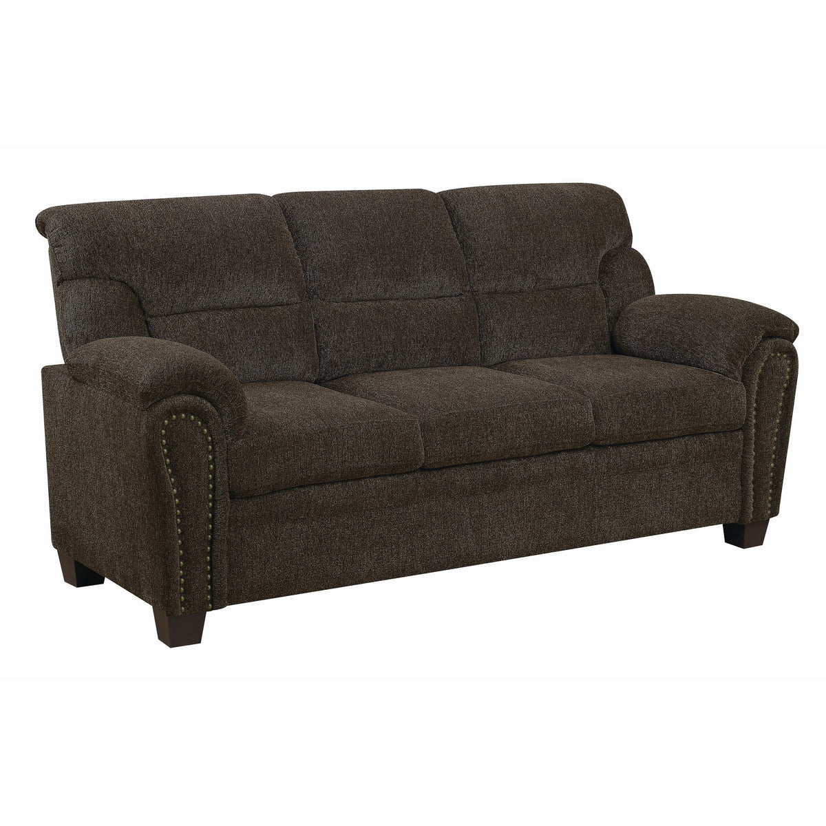 Upholstered Pillow Top Arm Living Room Set Y11324
