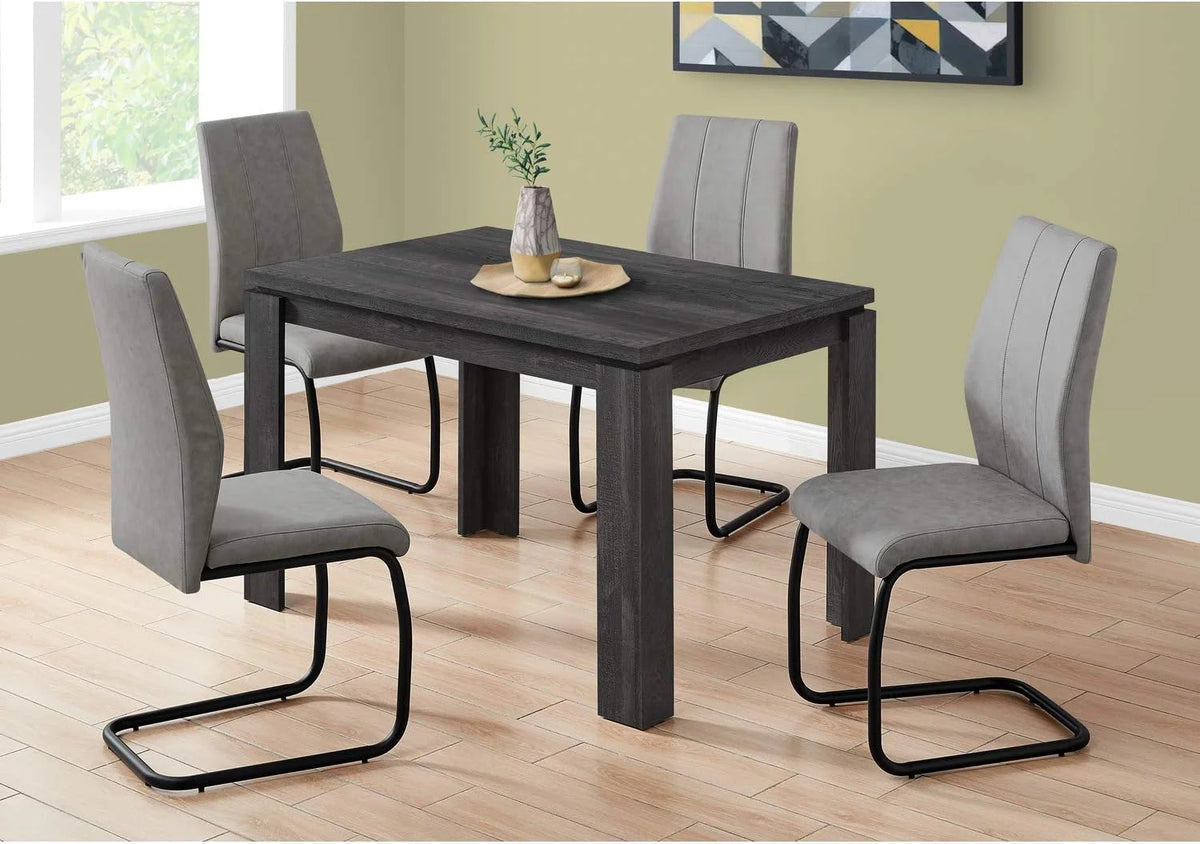 48" Black Dining Table Z3090