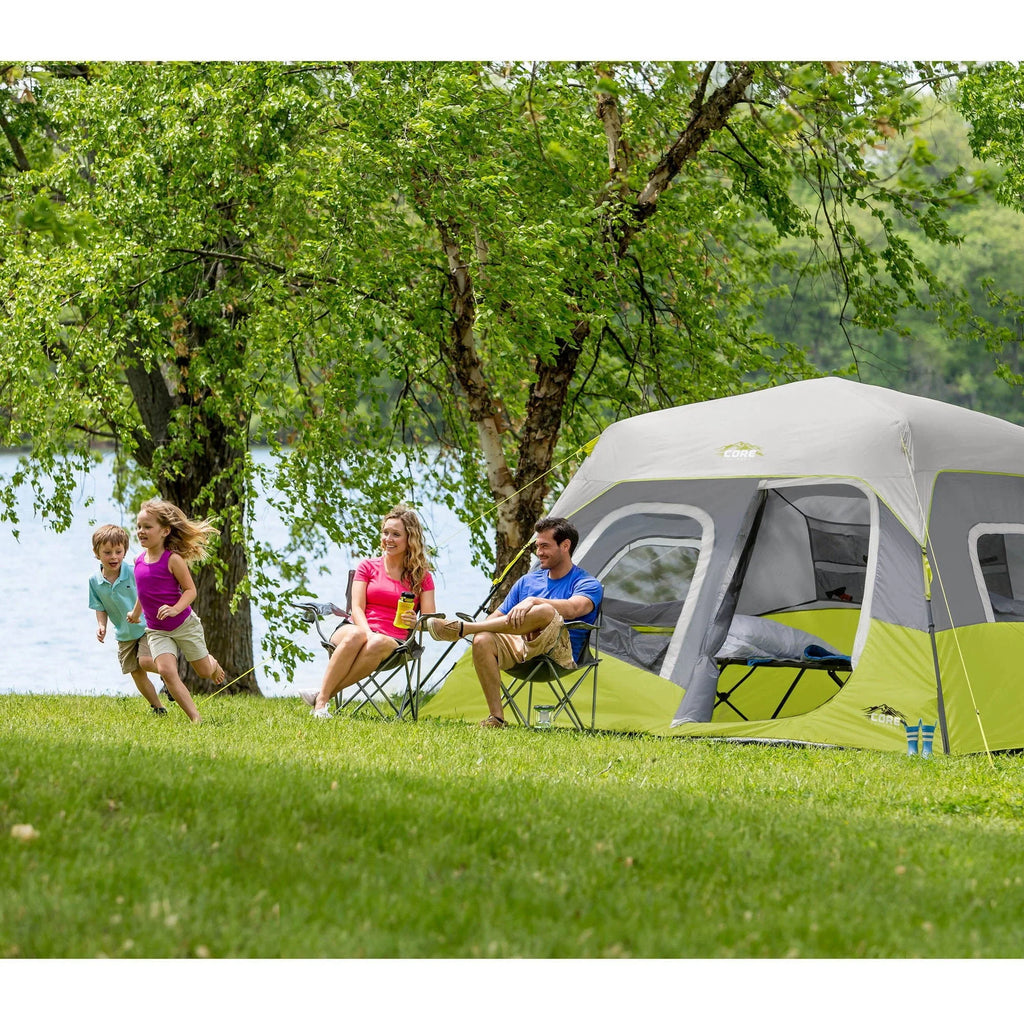 11' x 9' Instant Cabin Tent, Sleeps 6 Q439984