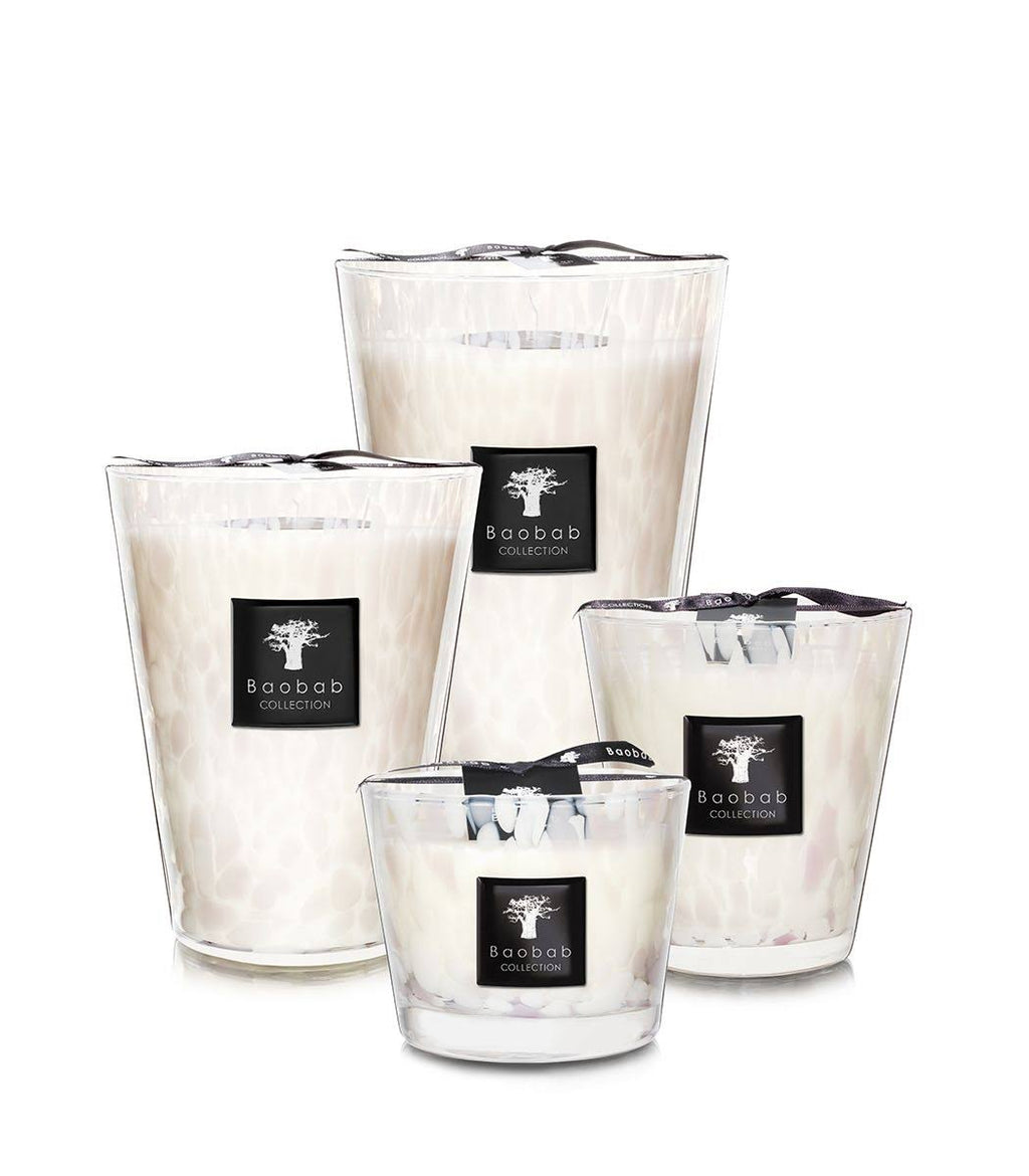 White Pearls Candle K392