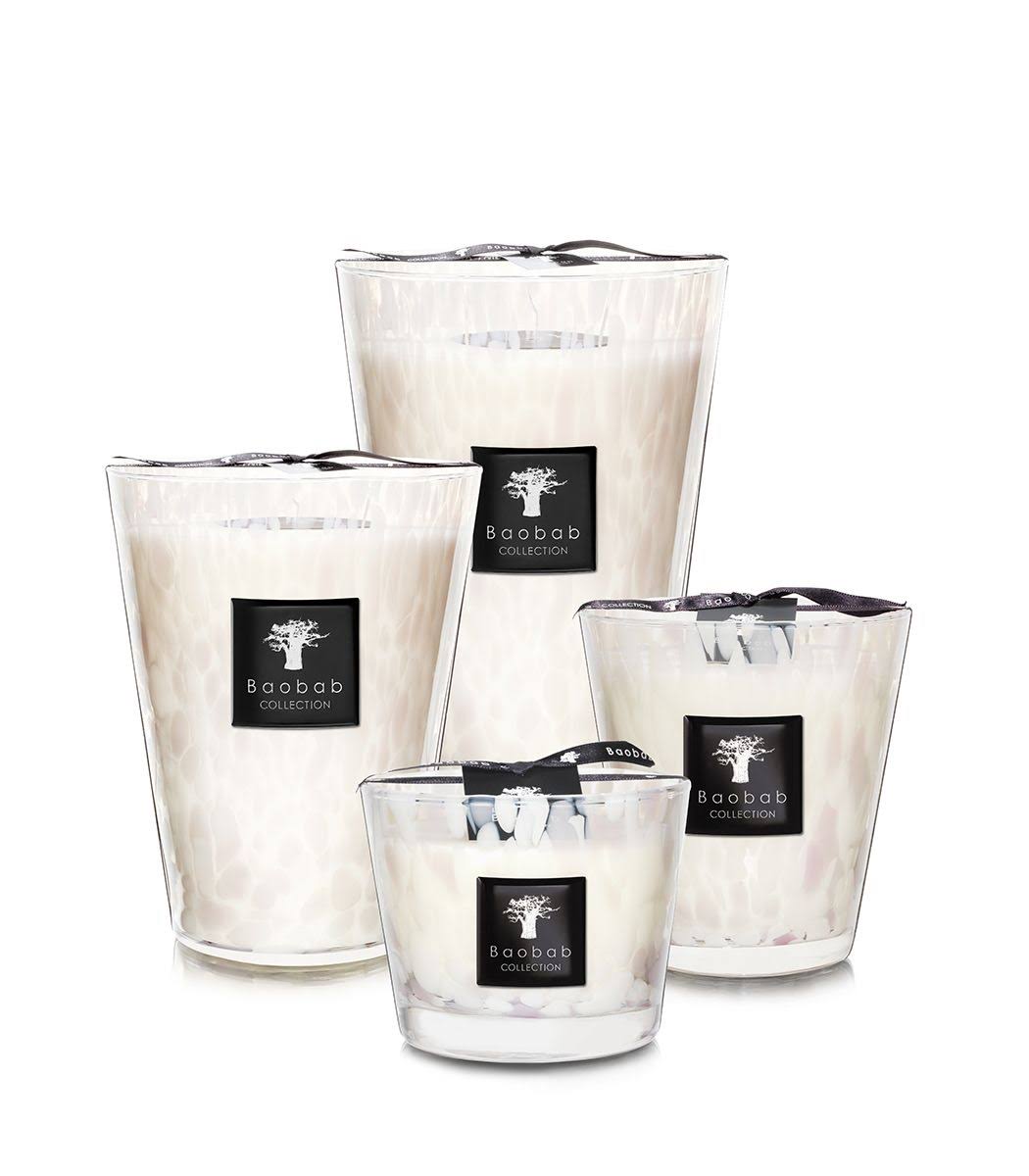 White Pearls Candle K392