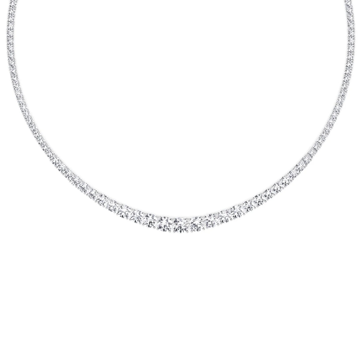 15 Carat Diamond Tennis Necklace D492