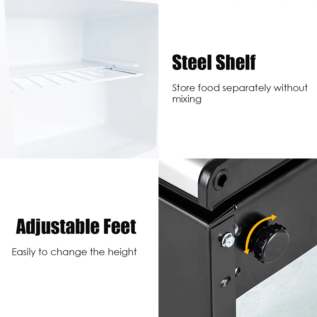 1.1 cu.ft. Compact Single Door Upright Freezer T12932