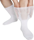 Black White Cotton Crew Socks Z53113