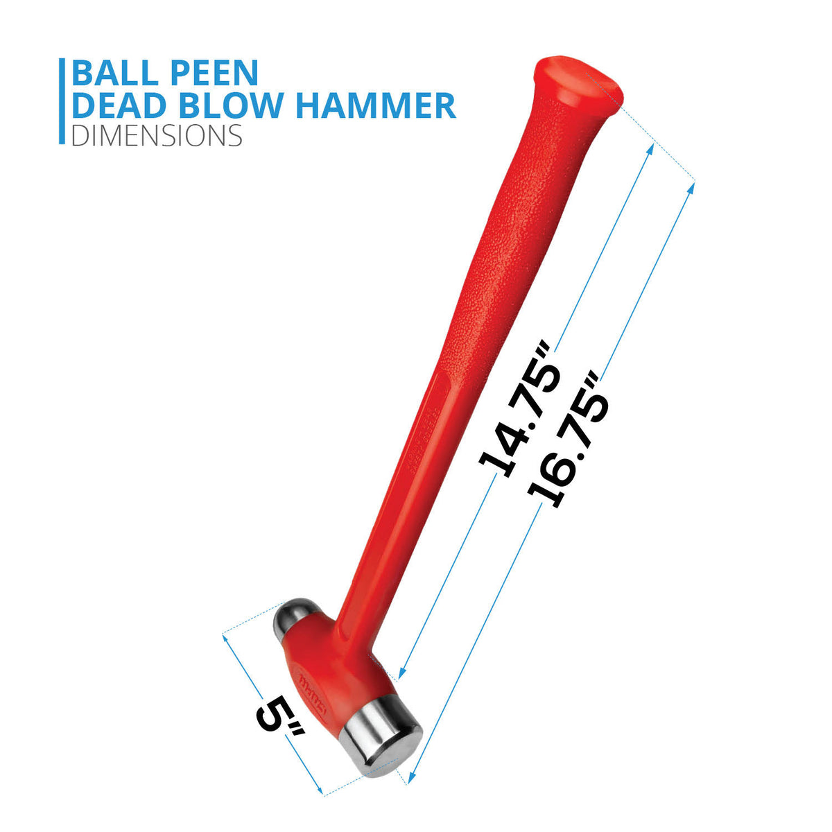 56 oz. Dead Blow Ball Peen Hammer Y63521
