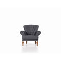 Tufted Microfiber Armchair L9736