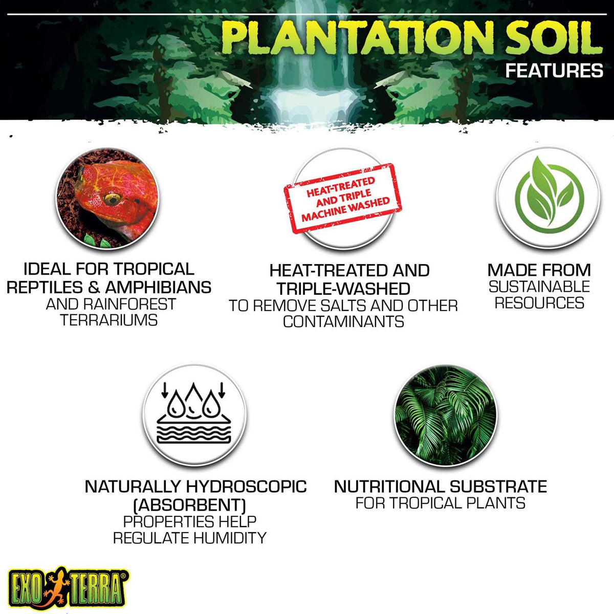 Plantation Soil Reptile Substrate N90004