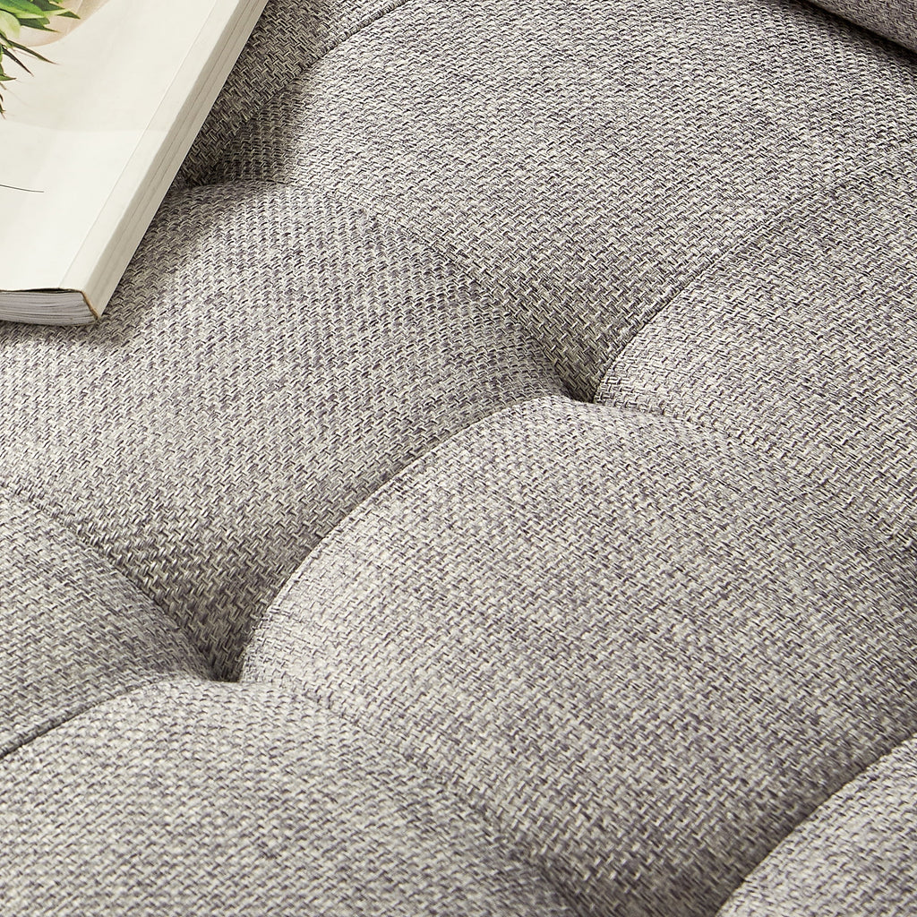 Soft Gray 2-Seater Loveseat Z891998